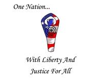 American Flag Lord Wiccan God, Patriotic, Pagan God