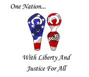 God and Goddess, patriotic, one nation, american flag